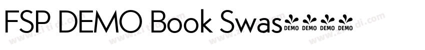 FSP DEMO Book Swas字体转换 FSP DEMO Book Swas字体转换
